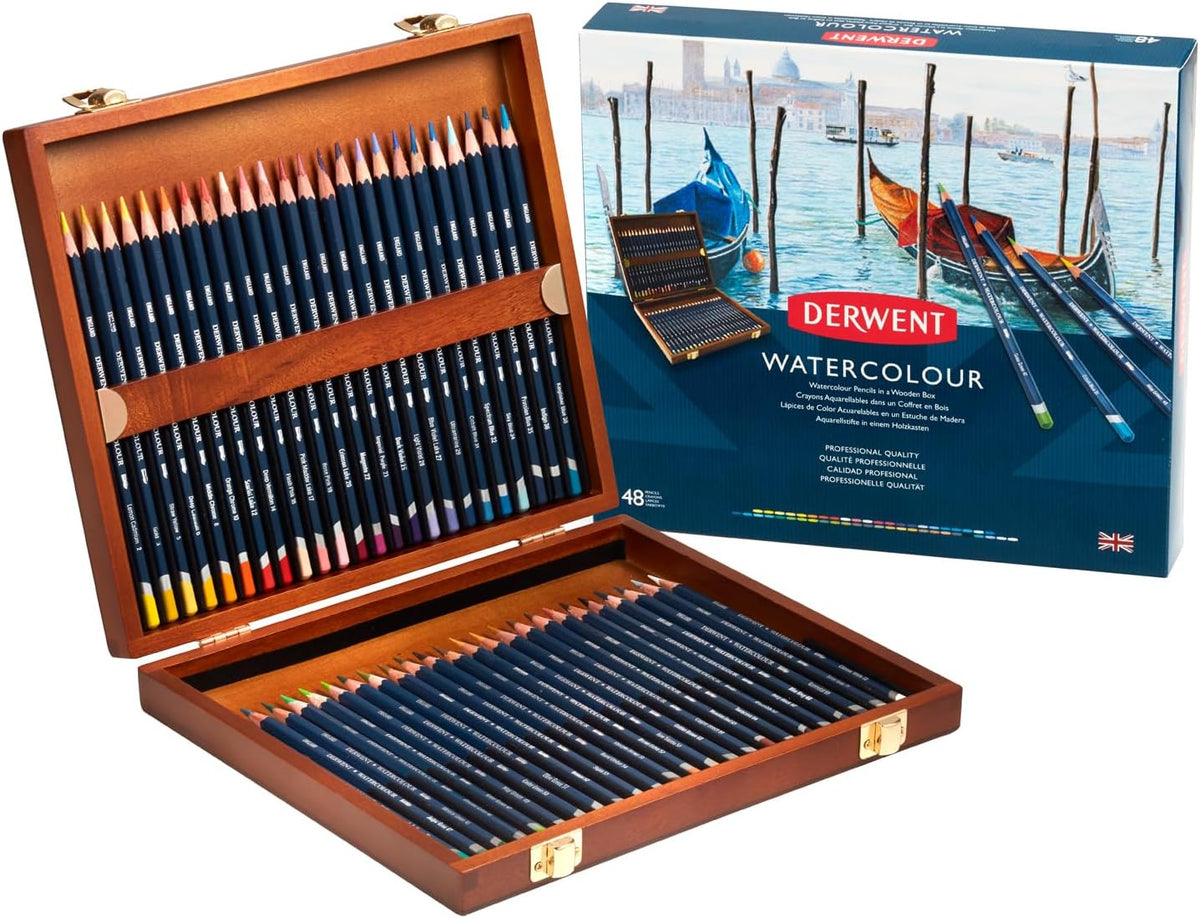 Derwent Colored Pencils, WaterColour, Water Color Pencils, Drawing, Art, Metal Tin, 24 Count (32883) - Image 10
