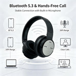 Yusonic BS660 headphones displayed with the included branded hard storage case