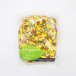 Fitwarm waterproof puppy raincoat yellow medium size detailed view