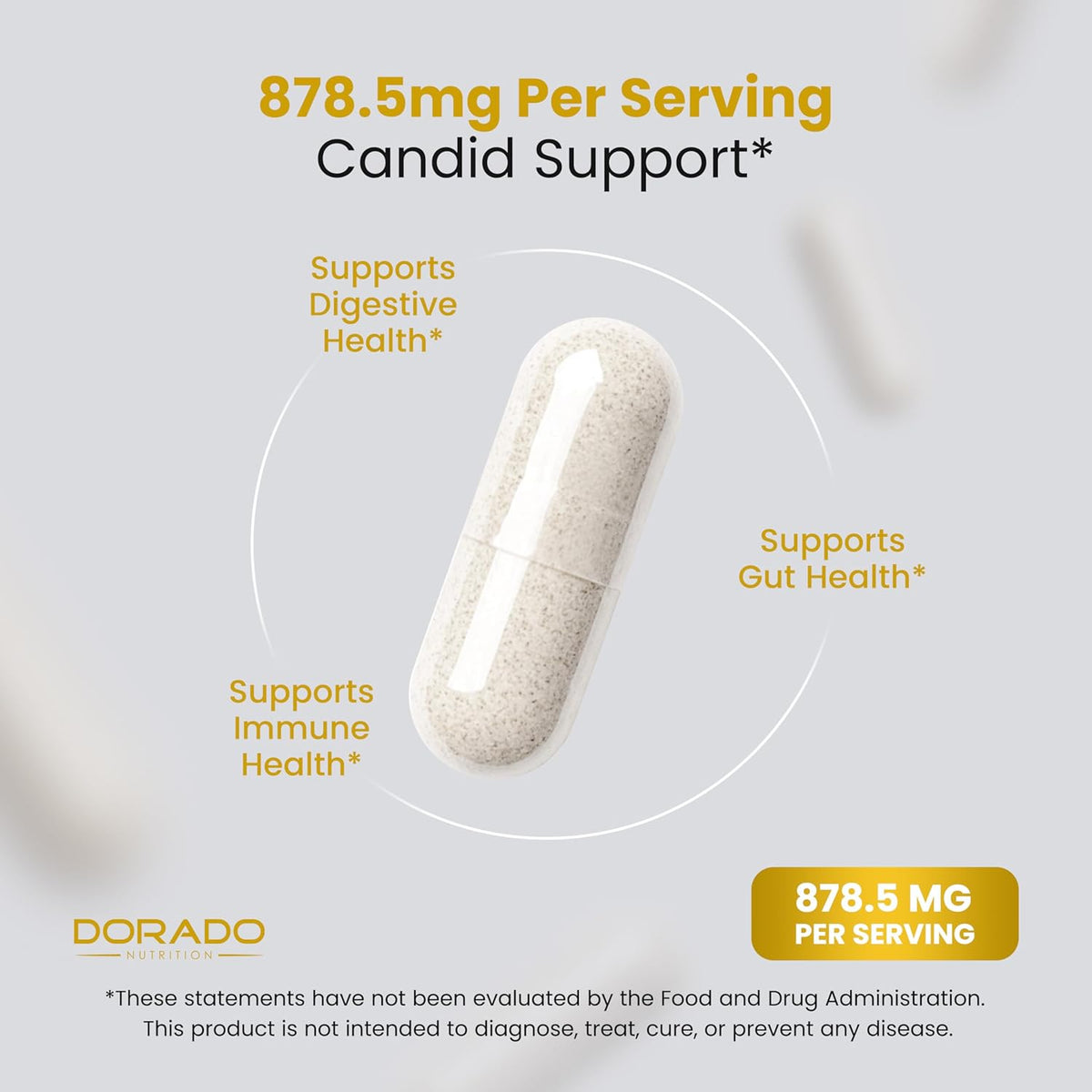 Candida Cleanse Detox capsules bottle packaging