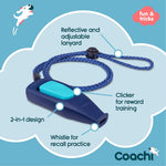 Coachi pet training clicker button close up for reward based learning