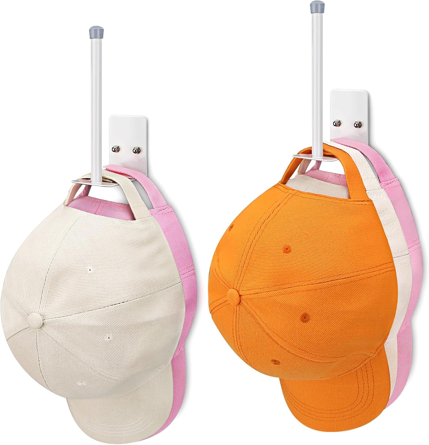 Smgmg hat organizer for baseball caps front view