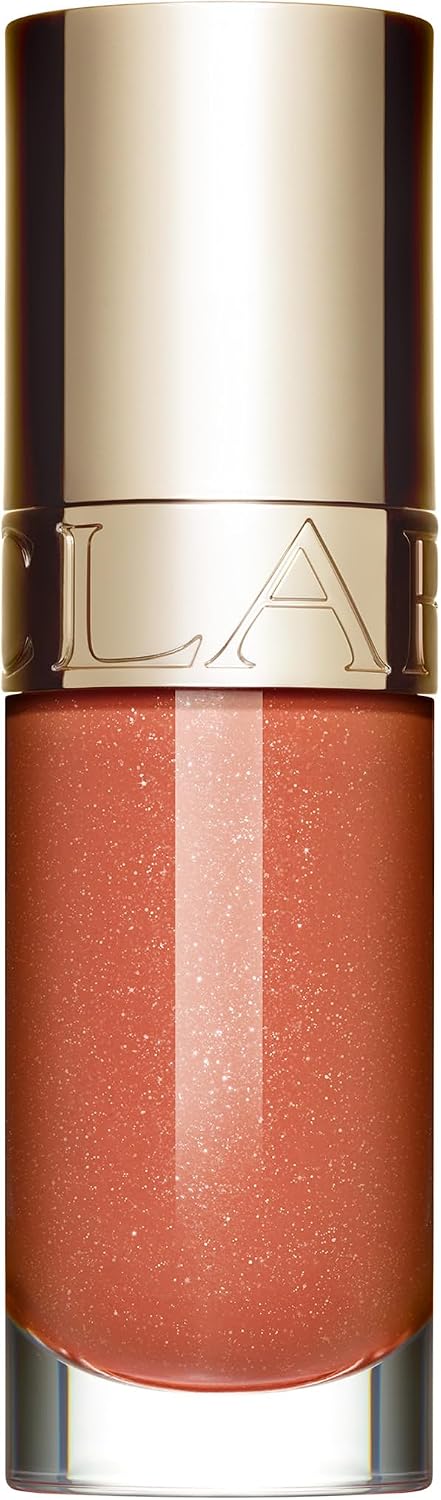 Clarins Lip Comfort Oil front view packaging and bottle