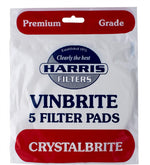 Harris Crystalbrite filter pads bundle boxes for home winemaking
