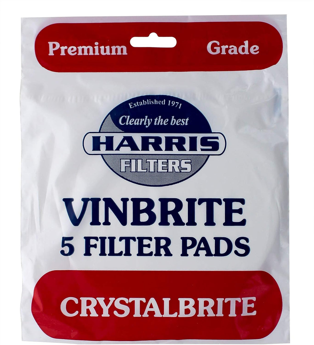 Harris Crystalbrite filter pads bundle boxes for home winemaking