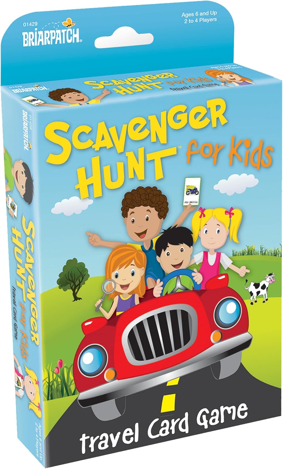 Briarpatch travel scavenger hunt game tin box open