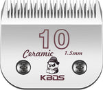 KBDS size seven F detachable clipper blade side profile view