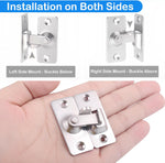 OT-NVWOZR cabinet latch in silver color