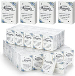Jetec funeral tissues pack front view showing flower design and in loving memory text