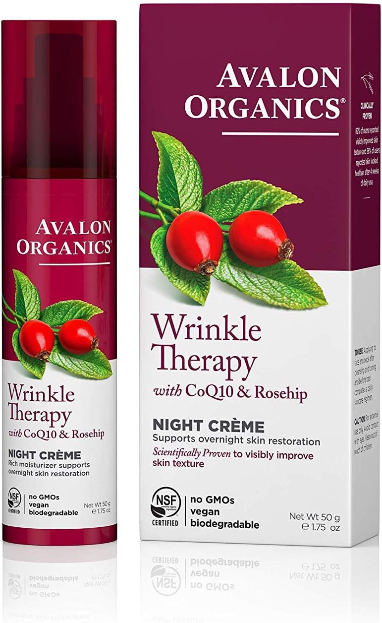 Avalon Organics CoQ10 Wrinkle Defense Night Creme, 51ml - Image 1