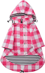 Morezi imported yellow dog zip up raincoat product packaging view