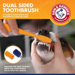 Enzymatic banana mint pet toothpaste tube showcasing the official baking soda seal.