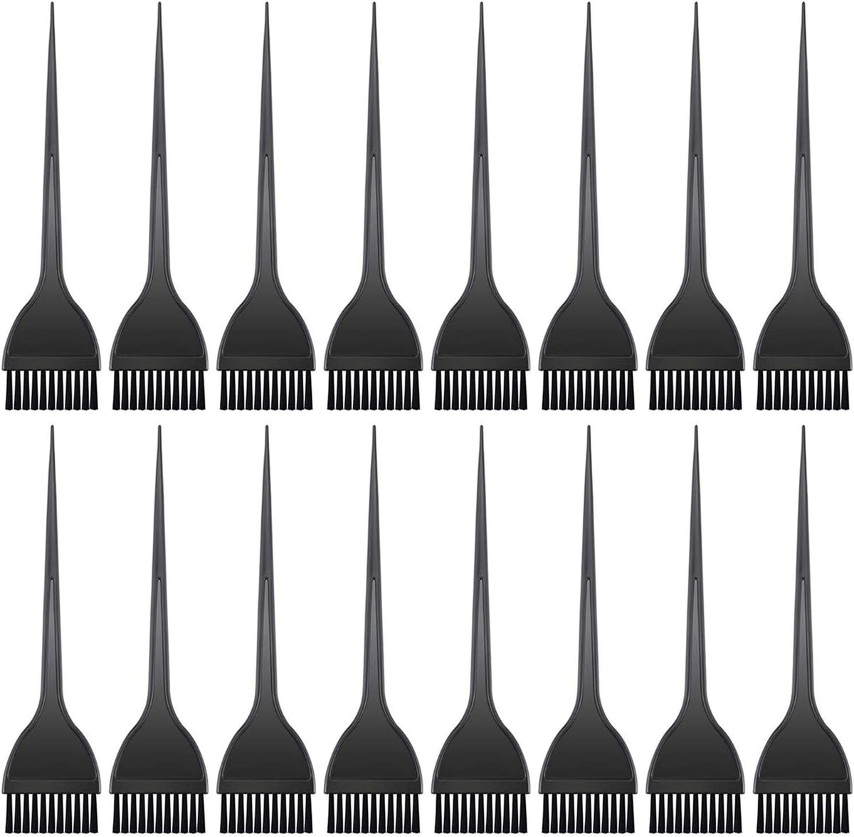 Hulless hair dye brushes front view color tint applicator