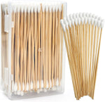 200PCS Large Cotton Swabs in Storage Box, 6 Inch Dog Ear Swabs with Bamboo Handle for Dogs - Soft Cotton, Gentle and Lint-Free, Specially Designed for Dogs (Large) - Image 9