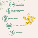 Micro Ingredients 2-in-1 softgels pill size comparison