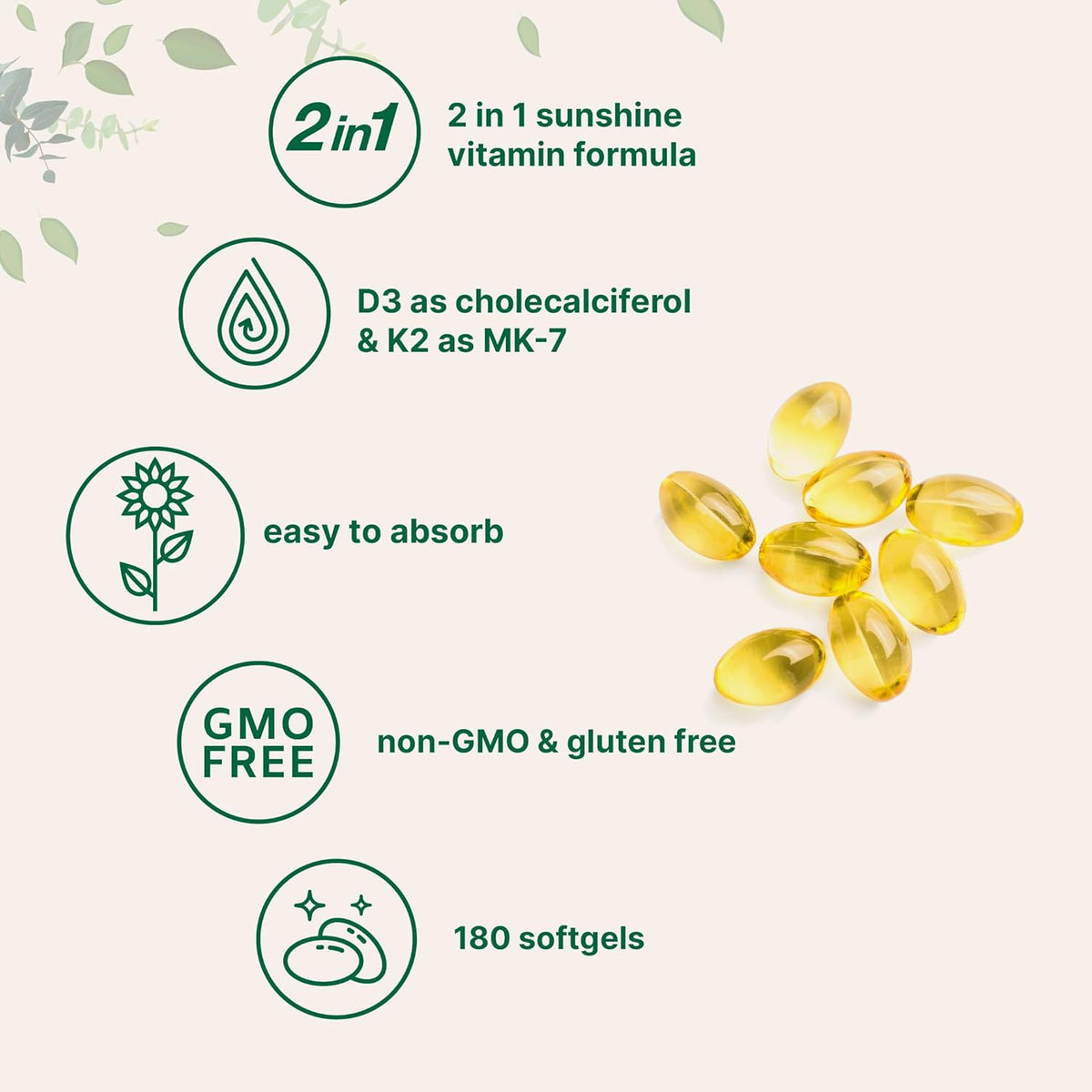 Micro Ingredients 2-in-1 softgels pill size comparison