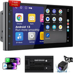 Haudio 7 Inch Double Din Car Stereo front view with touchscreen