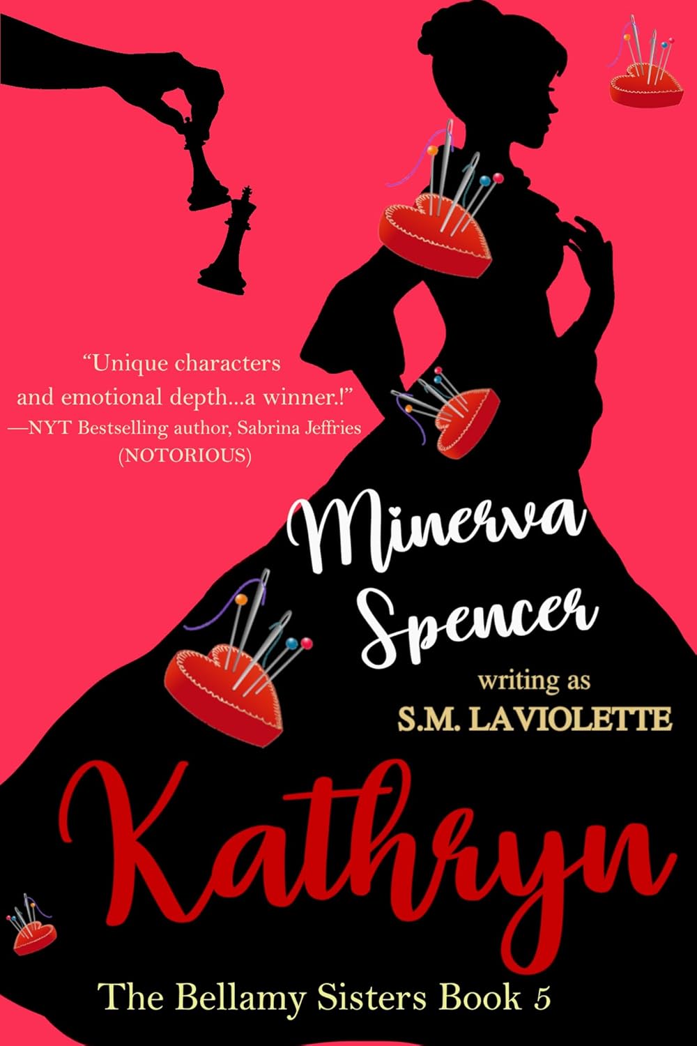 Minerva Spencer Kathryn The Bellamy Sisters Book Six front view premium historical romance book cover art
