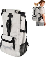 TOPDADA dog carrier backpack front view for medium dogs travel hiking bag