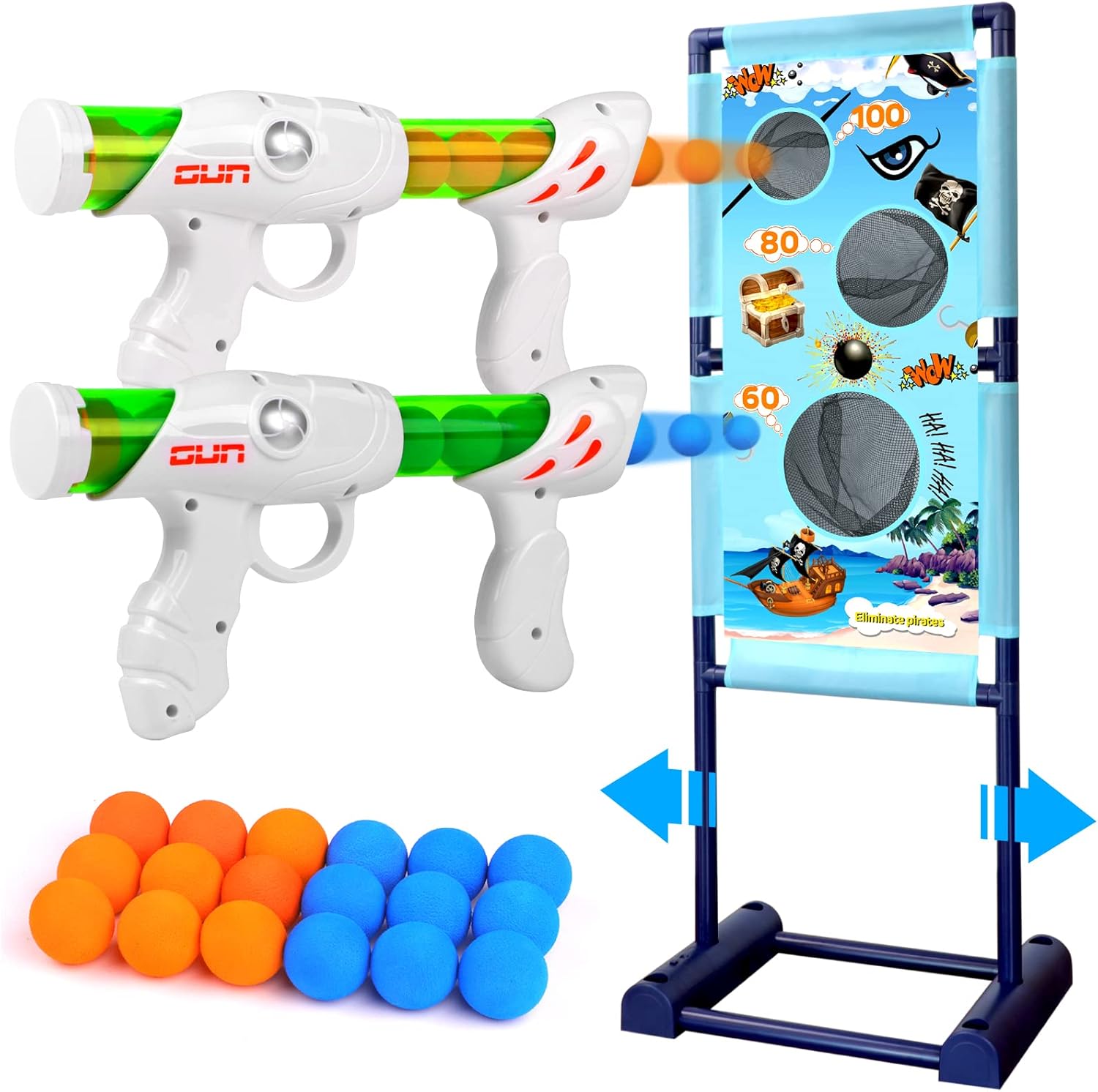 Tigtecgame moving target shooting game set front view