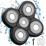 Men's Electric Shaver Replacement Heads 5D Sharp Head Shaver Replacement Heads Floating Shaver Blades for Electric Rotary Shaver (5 heads Gold) - Image 11