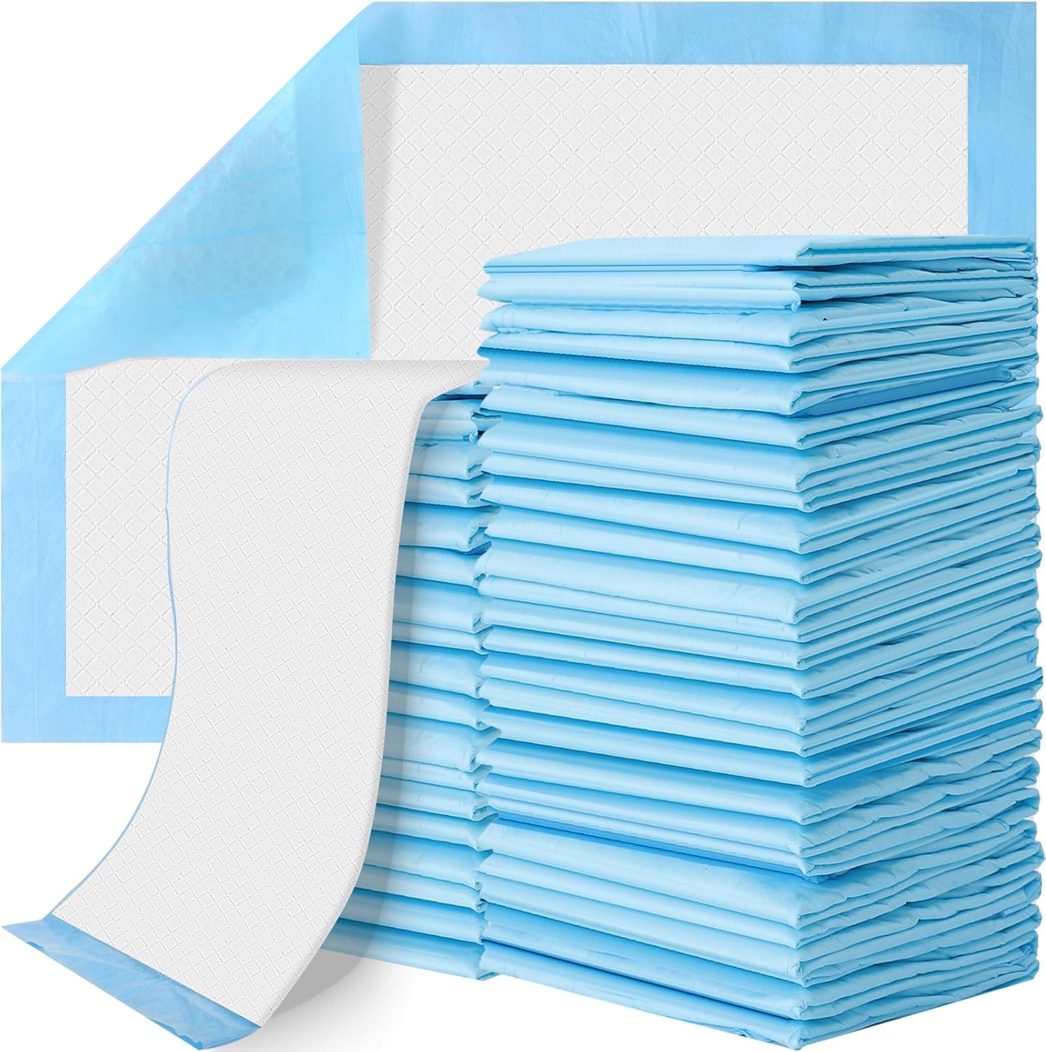 PLMMOUT disposable changing pads 100 pack front view