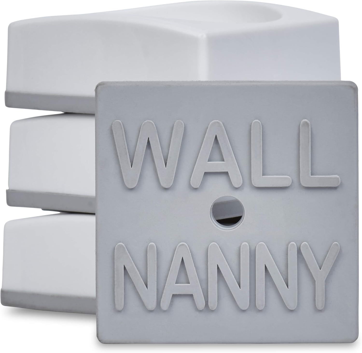 Wall Nanny Mini baby gate wall protector front view pack of four in white