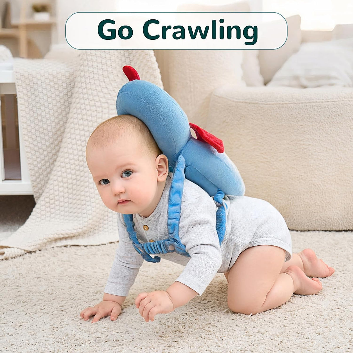 Raelitego baby safety cushion side angle