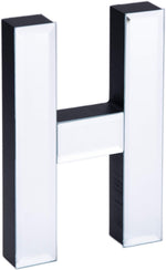 COLLECTIVE HOME - 7-inch Tall Mirrored Glass and Wood Decorative Letter, Home-Bedroom-Office Wall Dcor. Perfect Fun Gift to Encourage Girls, Young Ladies & Teens. (C) - Image 15