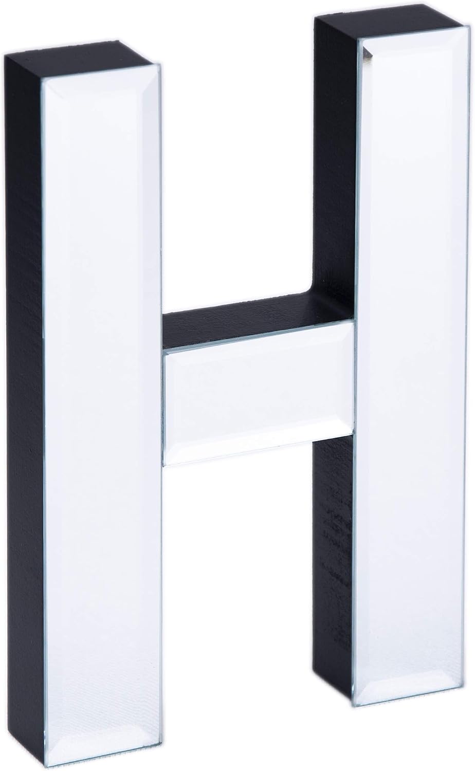 COLLECTIVE HOME - 7-inch Tall Mirrored Glass and Wood Decorative Letter, Home-Bedroom-Office Wall Dcor. Perfect Fun Gift to Encourage Girls, Young Ladies & Teens. (C) - Image 15