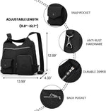 Hobo Purse for Women, Nylon Crossbody Shoulder Handbag Convertible Backpack - Image 4