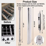 Heat plate shields for gas grill repair