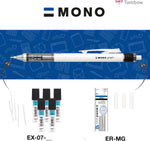 Tombow MONO graph pencil packaging and barrel details