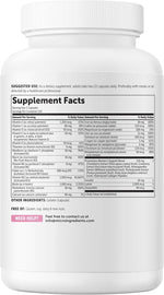 Micro Ingredients Pure Methylated Multivitamin for Women, 240 Capsules | 32-in-1 Formula with Vitamin B, C, D + Iron, Methylfolate & More | Supports Women 's Daily Wellness | Filler Free, Non-GMO - Image 9