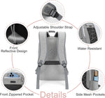 MAXTOP anti-theft backpack rear padding view