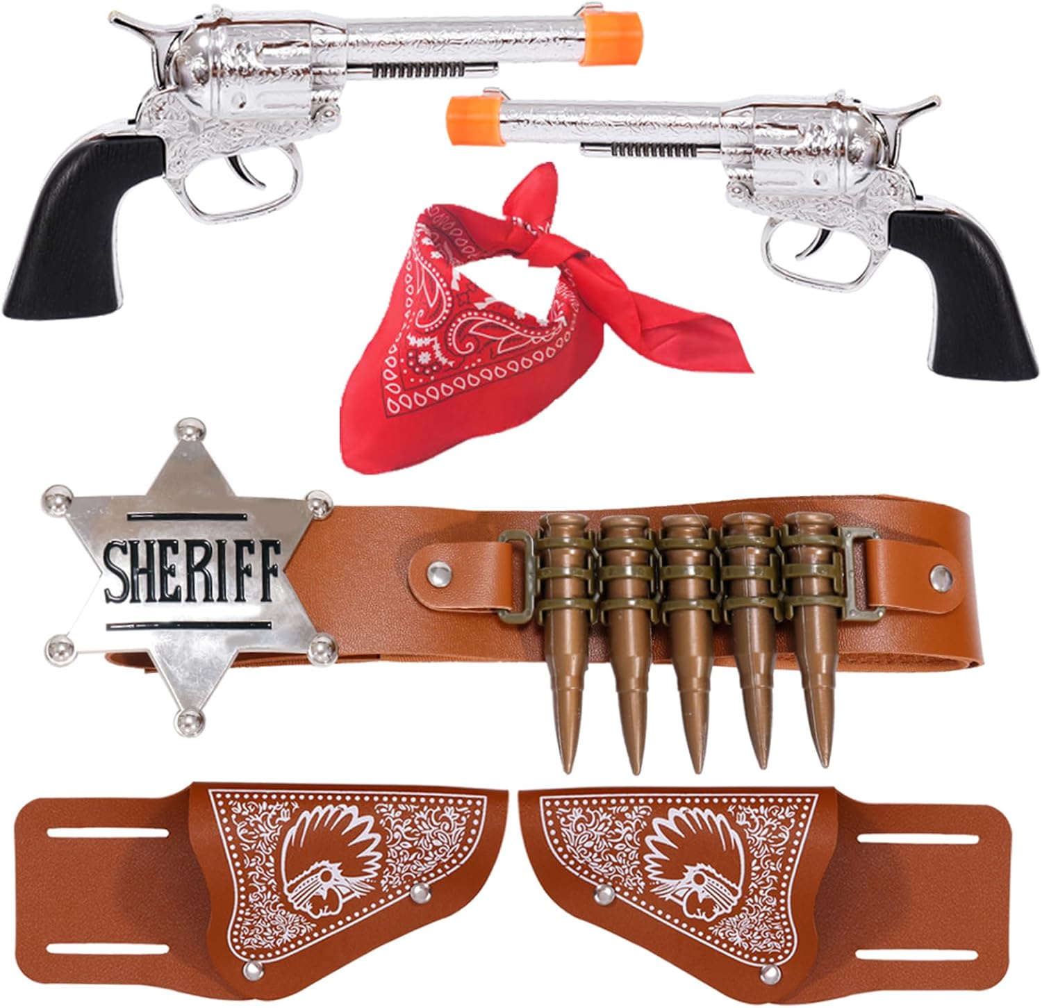 QPCOS Police Officer Role Play Badge and accessories front view premium kids costume kit