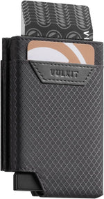 VULKIT men minimalist wallet lifestyle view