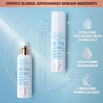 Charlotte Tilbury facial mist bottle showing oxygenating hydration benefits