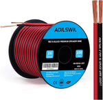 Adilswil 16AWG 100FT speaker wire spool front view