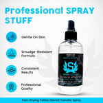 Stencil Stuff Spray Stuff 8 fluid ounces bottle back label details