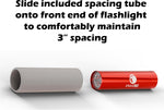 Eagle670 portable red light device close up of LED emitter