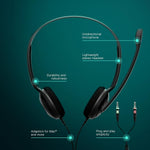 Sennheiser PC 3 Chat on-ear headphones side profile