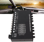 Installed car audio equalizer dashboard integration setup