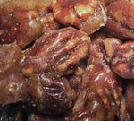 Close up view of the premium nut rich Southern style brittle snack