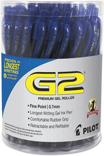 Pilot G2 blue ink pen 36 pack convenience box