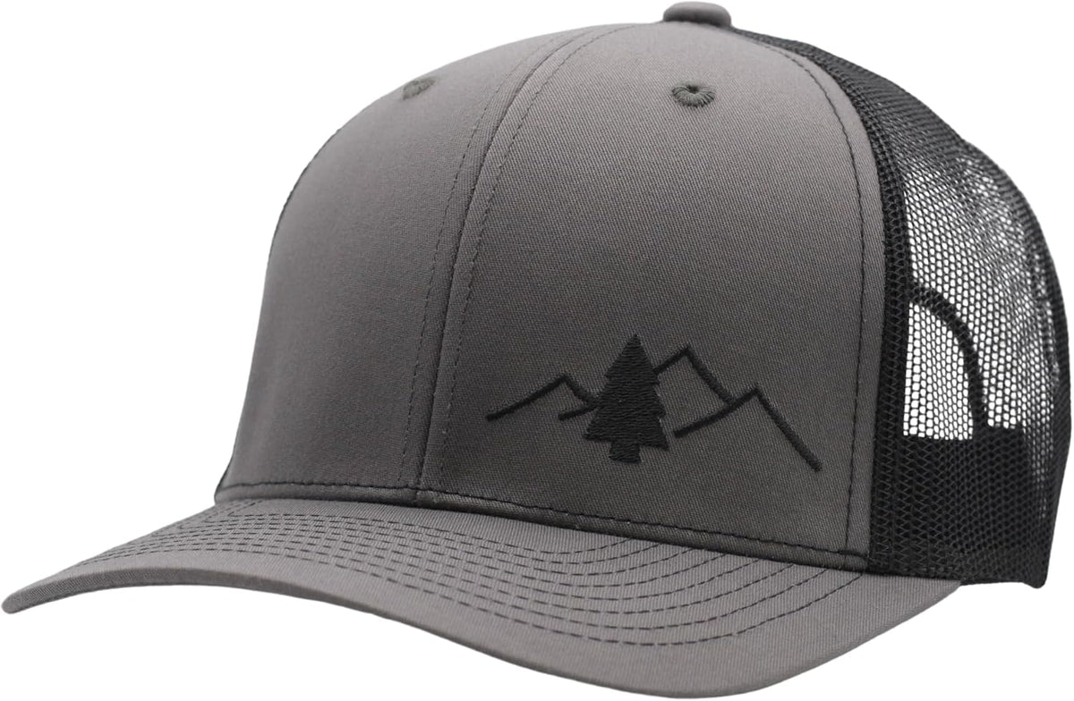 LINDO Trucker Hat [ Great Outdoors Design ] for Men and Women: Mid Profile Cap with Breathable Mesh Back and Adjustable Snap - Image 13