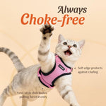 Dooradar breathable pink mesh kitten vest with reflective strips side angle