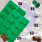 Webake chocolate frog mold cavity detail view
