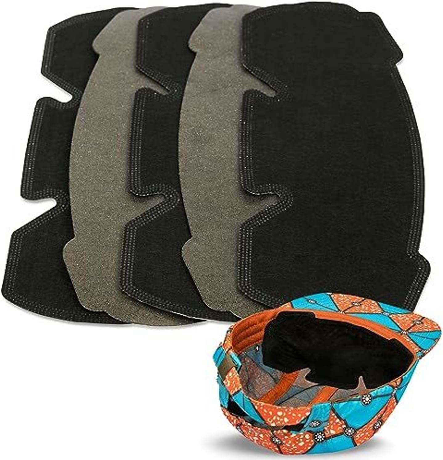 Maplefield disposable hat sweat liner front view ultra absorbent pad