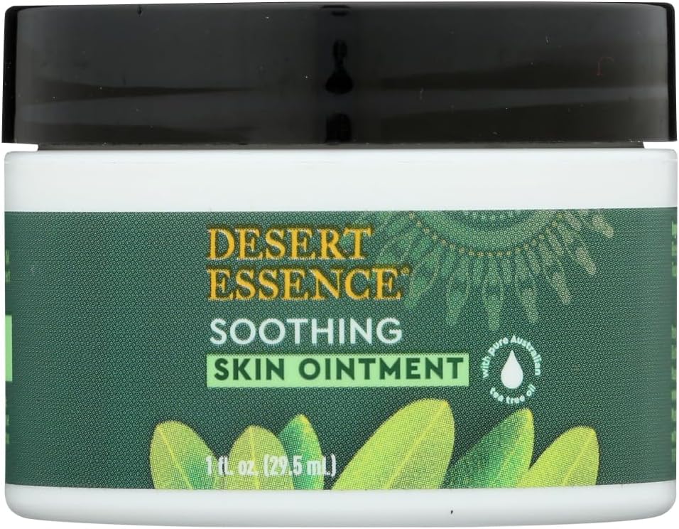 Desert Essence tea tree oil skin ointment jar front view